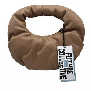 Future Collective Tan Vegan Leather Bag